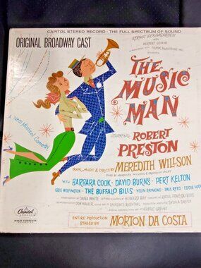 The Music Man Original Broadway Cast 1958 12" record album LP Gatefold
